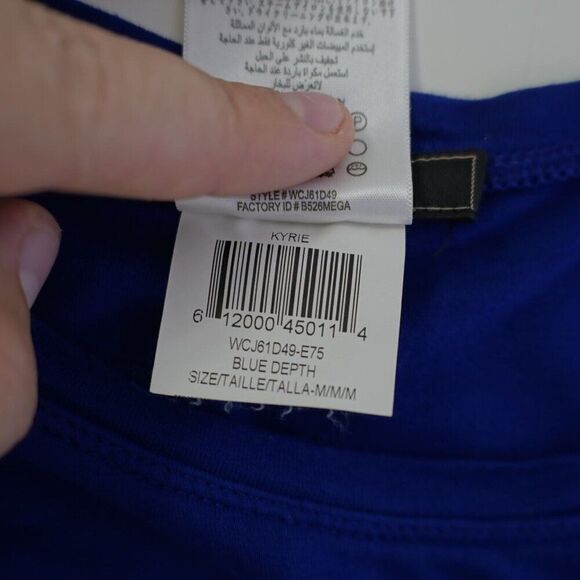 BCBGMAXAZRIA Royal Blue Layered Dress Medium Scoop Neck Maxi Full‎ Length - Picture 9 of 9